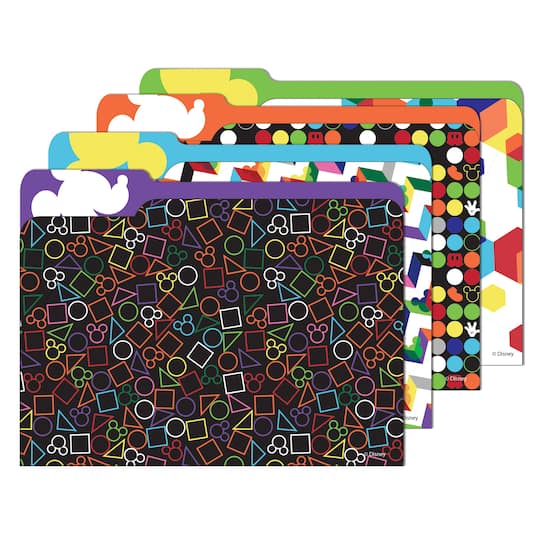 Eureka® Geo Mickey® File Folders, 6 Packs of 4